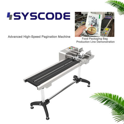 Automatic Paging Machine Friction Hanging Tag Pagination Machine For Envelope And Folding Carton
