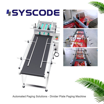 Divider Plate Paging Machine Customized Automatic Paper Feeder Frequency Control