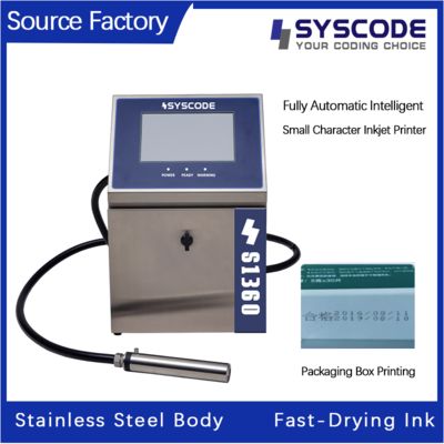 CIJ Printer for Juice Industry - IP66 rated inkjet coder specifically engineered for juice & beverage lines. Solves condensation issues in high-humidity environments, offers 12-month main