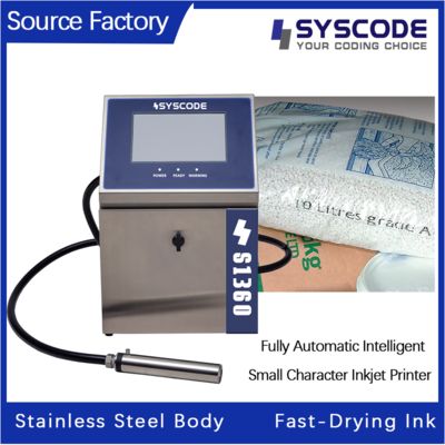 Syscode 1360 Cosmetics CIJ Printer - κωδικοποιητής μεμβράνης IP66 που έχει σχεδιαστεί για περιβάλλον καθαρού δωματίου.με 12μηνη συντήρηση