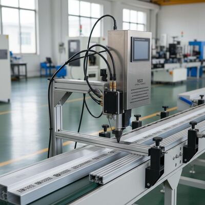 Industrial Extrusion Lines Continuous Inkjet Marking Machine with RS232 External Interface Ensuring High Precision and Product Marking