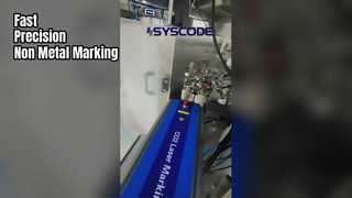 Máy khắc laser CO2 60W dành cho phi kim loại dành cho mã Laser trên túi